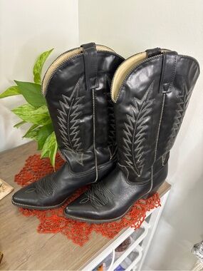 Texas Black Women's Western Boots